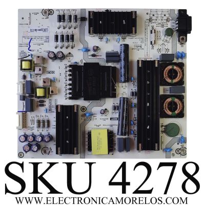 FUENTE DE PODER PARA TV HISENSE / NUMERO DE PARTE 279440 / RSAG7.820.9701/ROH / CQC16134139053 / PANEL HD700X1U91-L1/WG/S0/GM/ROH / MODELO 70H6570G	